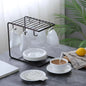 Stylish Metal Mug Stand - 1 Pc for Organizing Your Mugs